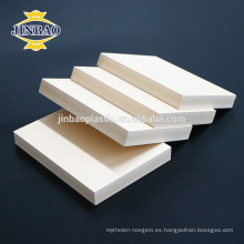 JINBAO madera compuesto de plástico 15 mm WPC tablero de espuma para la construcción